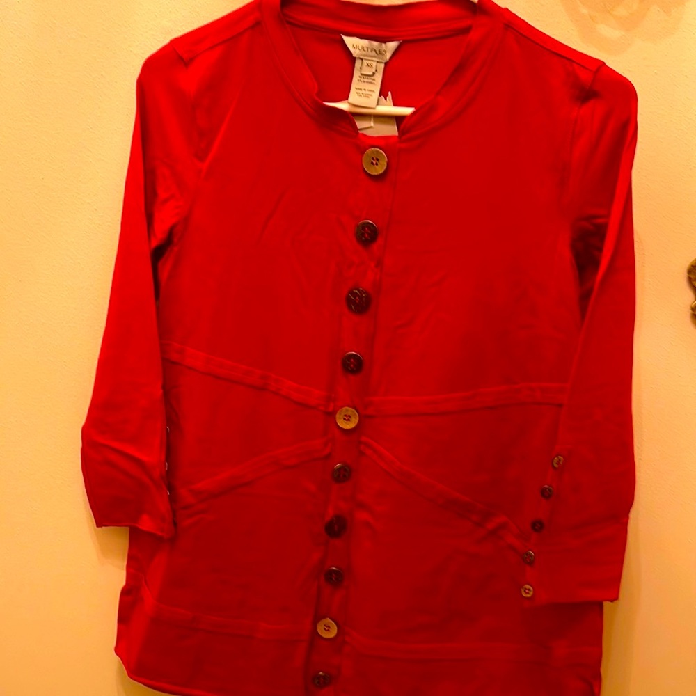 Women’s casual top blouse by Multiples.